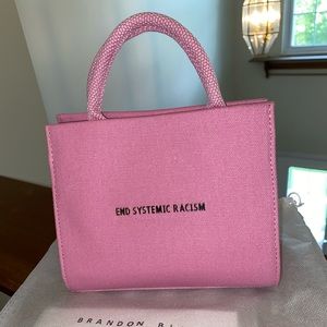 Brandon Blackwood Pink Canvas ESR Tote